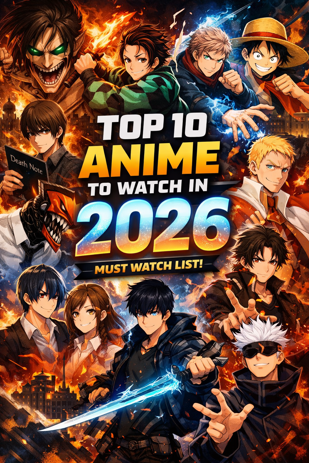 Top 10 Anime You Must Watch in 2026 (Ultimate List for Every Anime Fan)